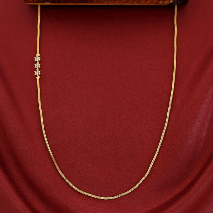 Gatha Floral Mugappu Chain Neckpiece