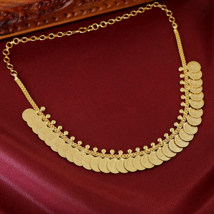 Lina Half Golden Ball Kashi Short Neckpiece