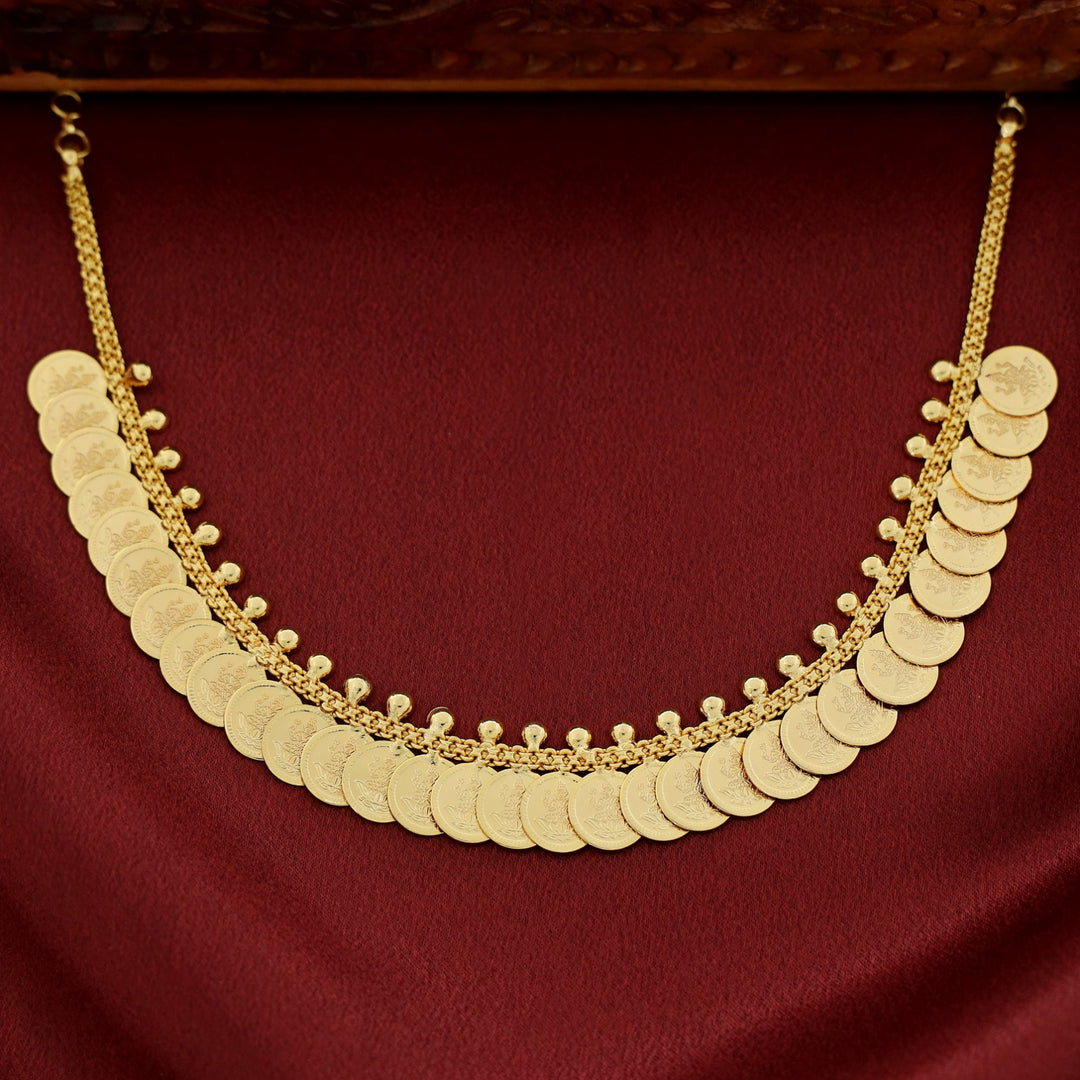 Lina Half Golden Ball Kashi Short Neckpiece