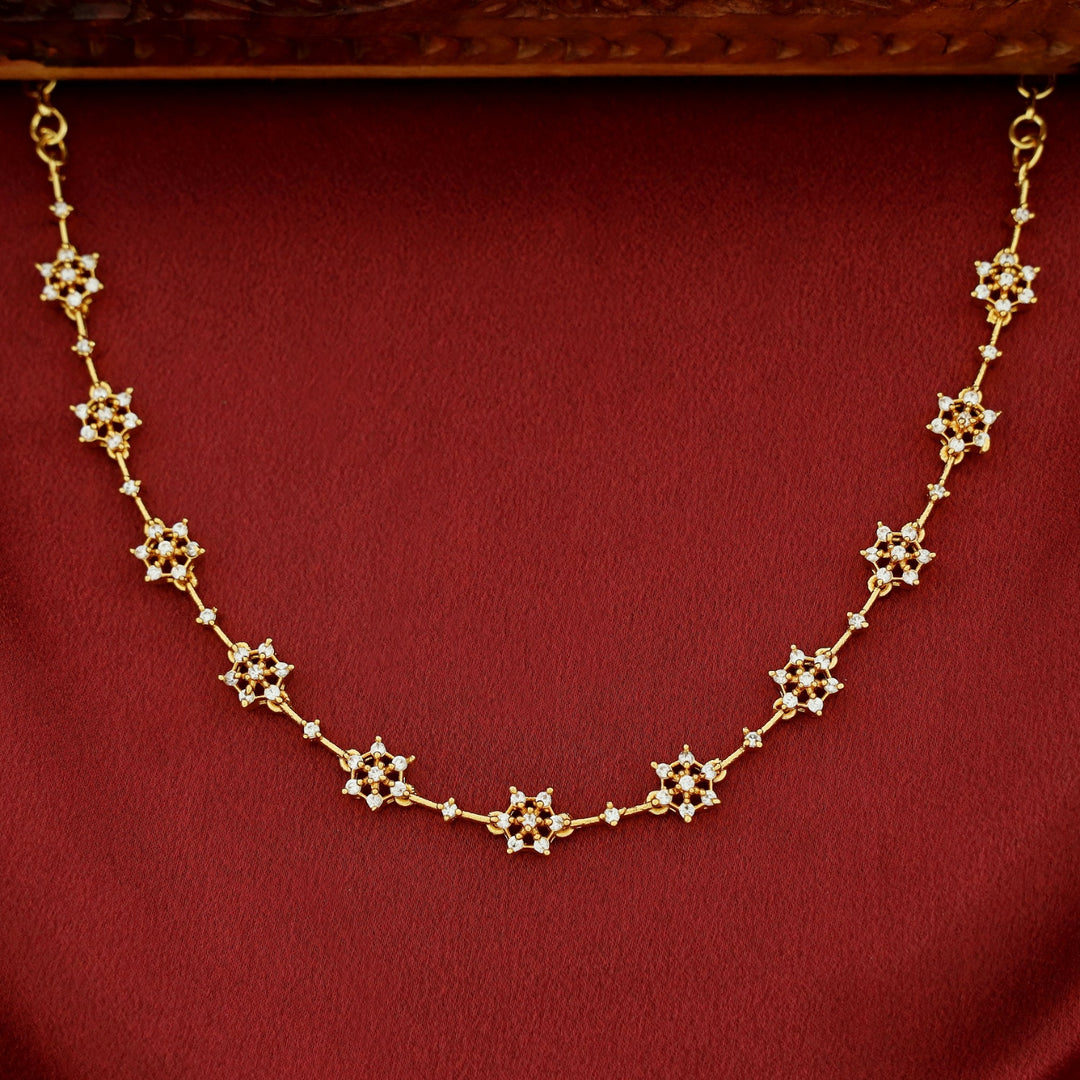 Elina Flower Short Neckpiece