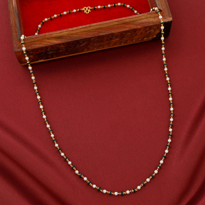 Ritika Pearl Beaded Flower Long Neckpiece