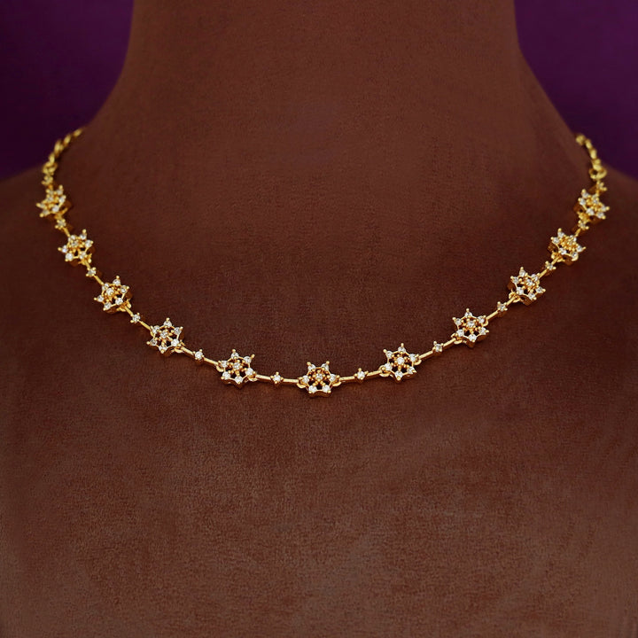 Elina Flower Short Neckpiece