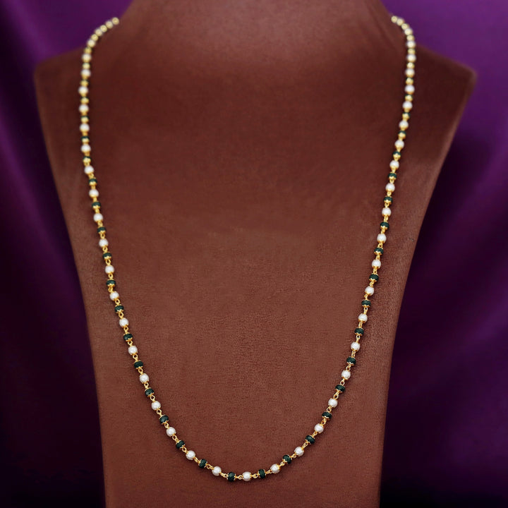 Ritika Pearl Beaded Flower Long Neckpiece