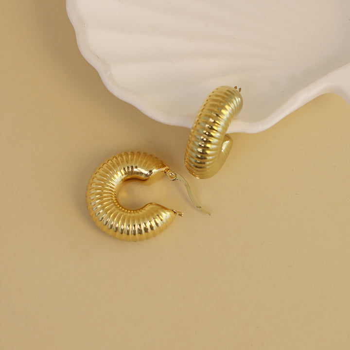 Tamara Golden Hoop Earring