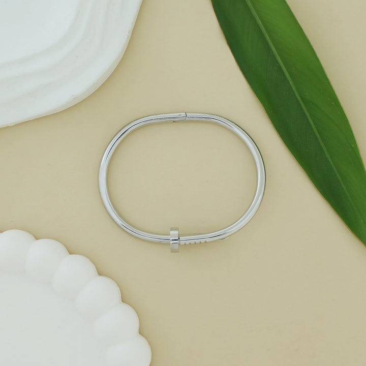 Alexandrite Silver Unisex Openable Handcuff