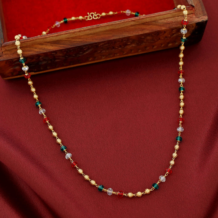 Grisha Beaded Golden Ball Neckpiece
