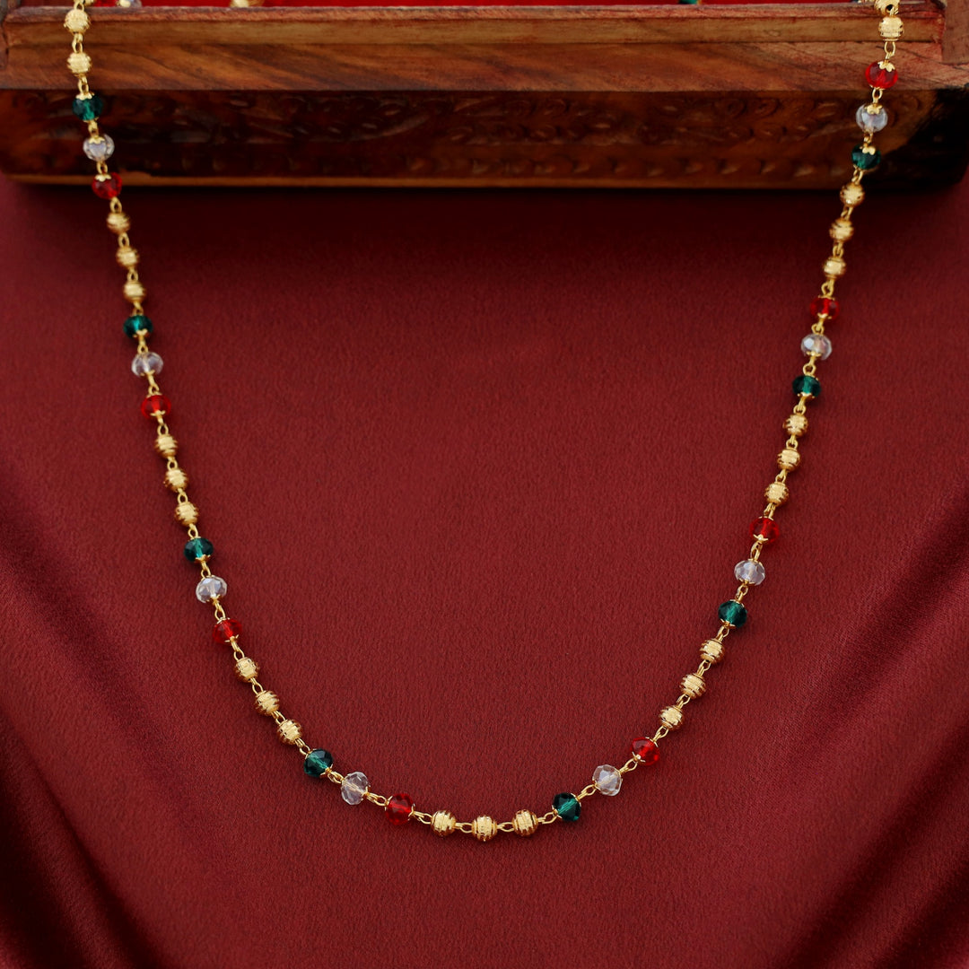 Grisha Beaded Golden Ball Neckpiece