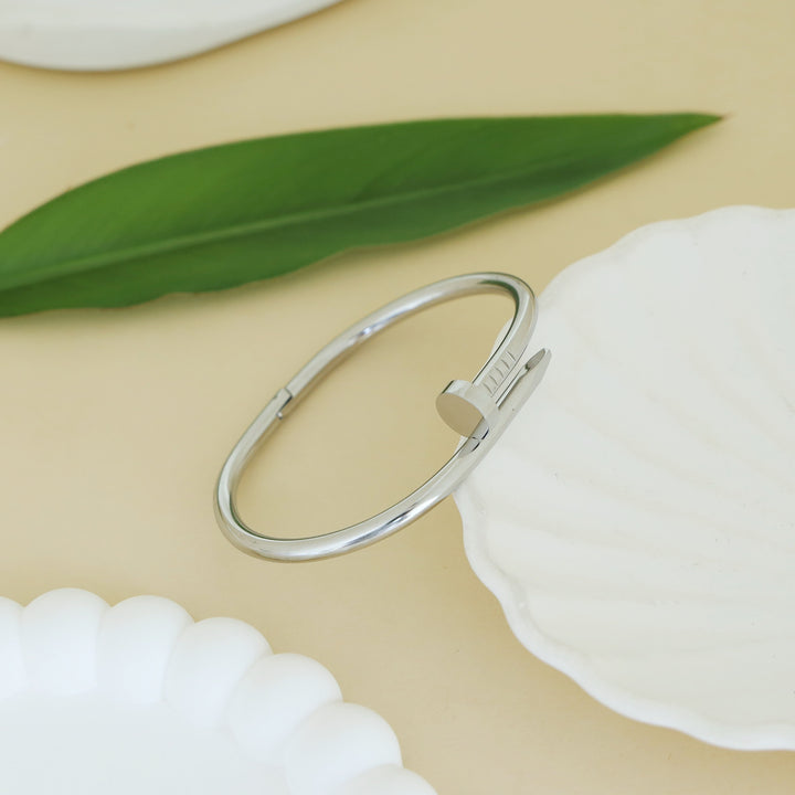 Alexandrite Silver Unisex Openable Handcuff