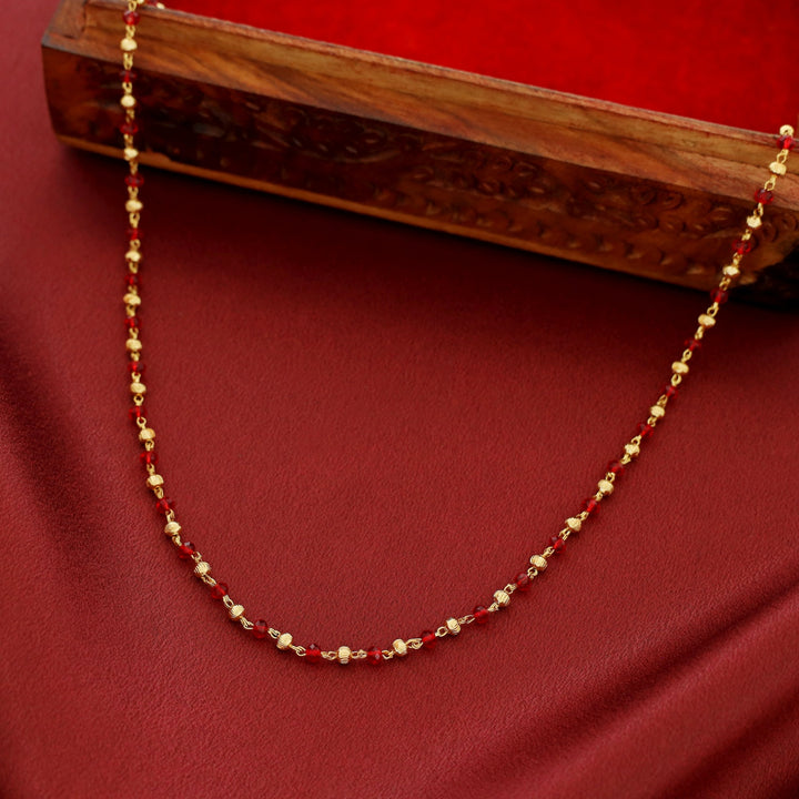 Jeena Beaded Golden Ball Neckpiece