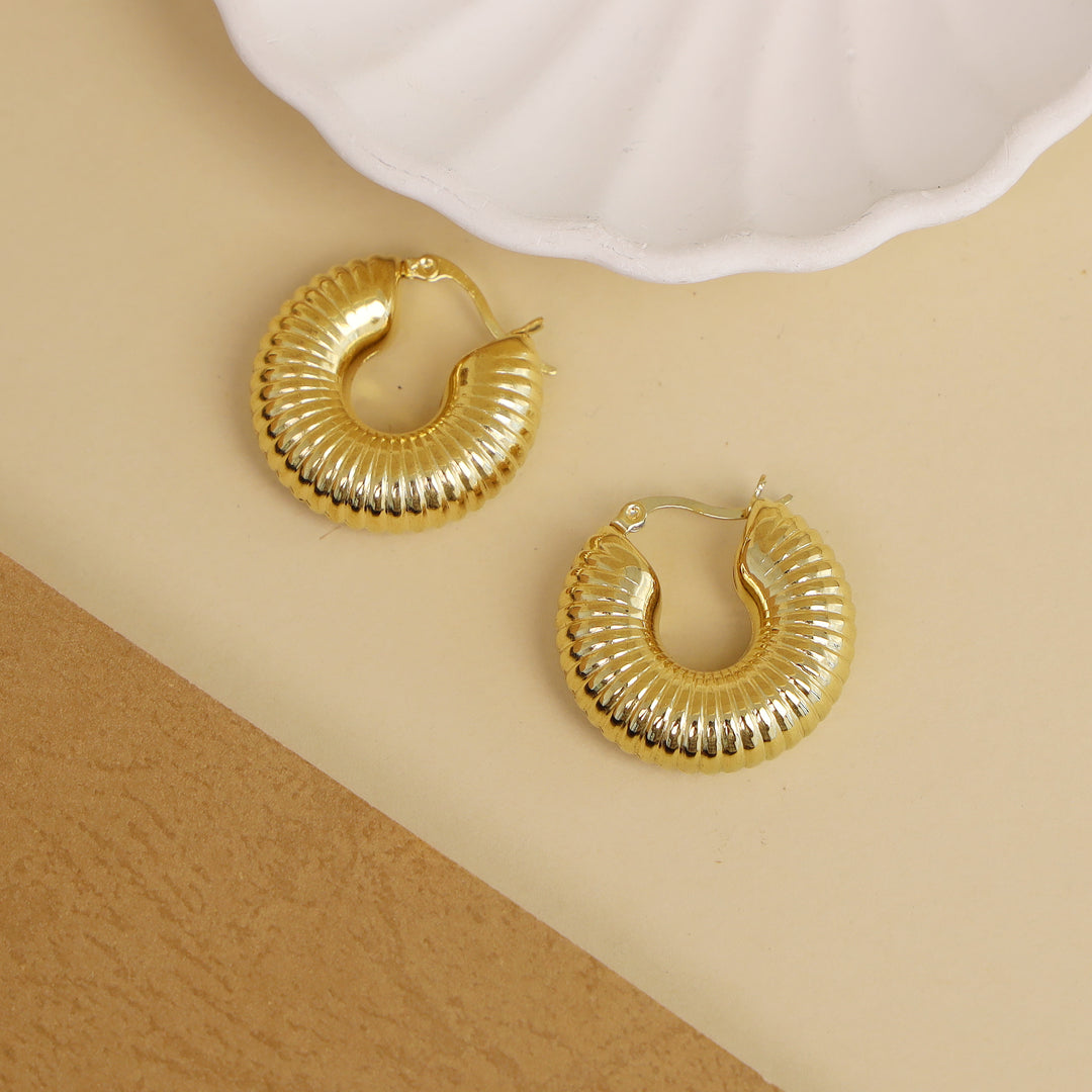 Tamara Golden Hoop Earring