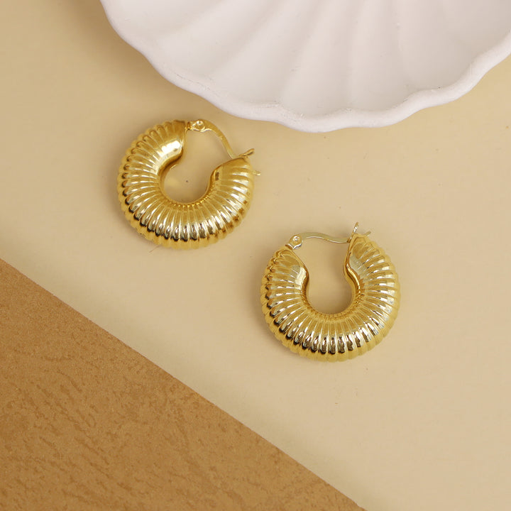 Tamara Golden Hoop Earring