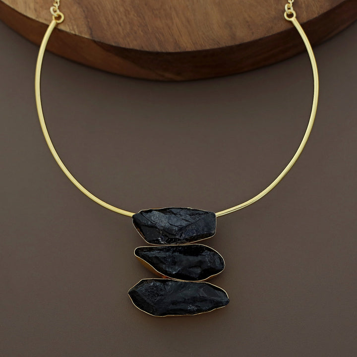 Melanie Tri Dyed Stone Neck Cuff