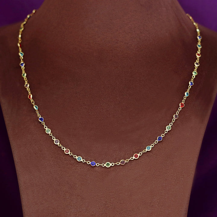 Shamily Multicolour Long Neckpiece