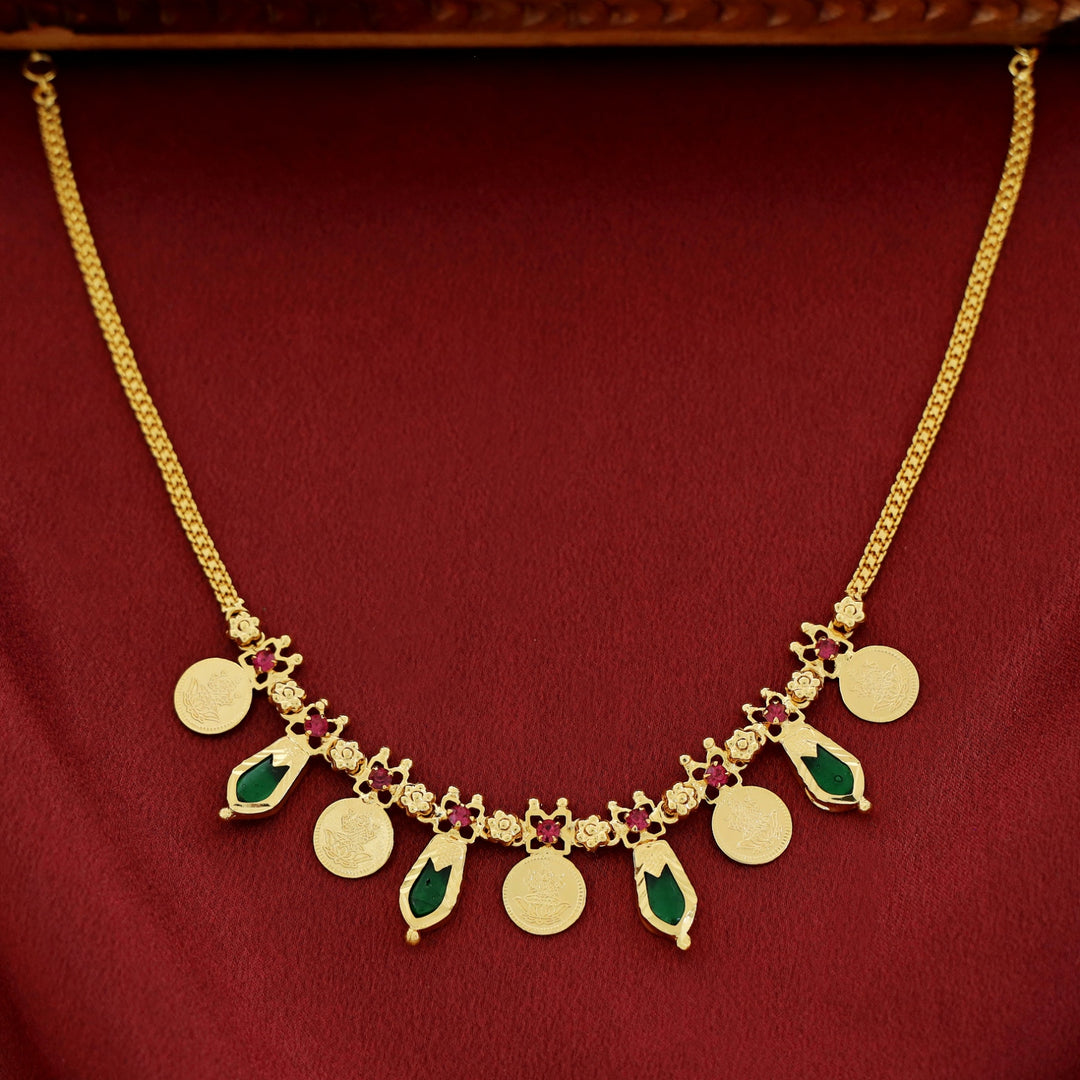 Abhidha Kashi Palakka Short Neckpiece