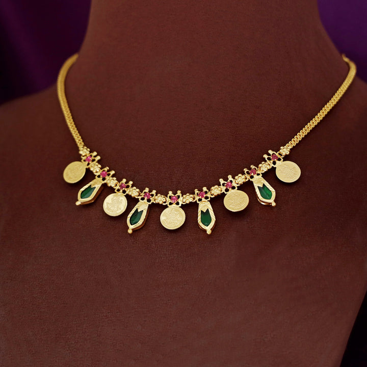 Abhidha Kashi Palakka Short Neckpiece