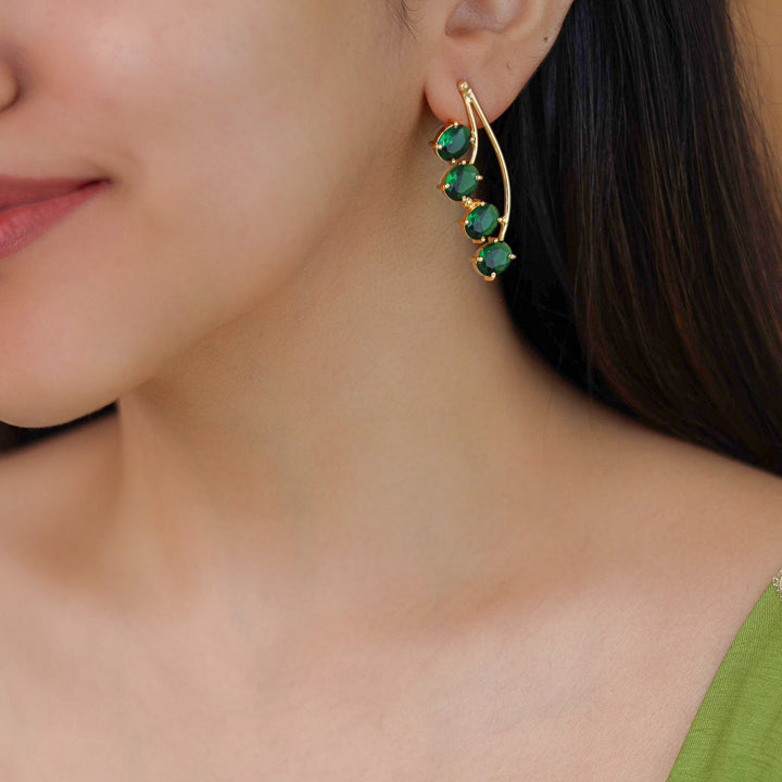 Landria 4 Oval Glossy Earring