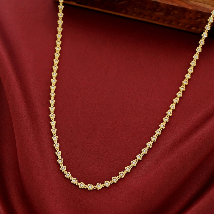 Greesha Floral Pearl Long Neckpiece