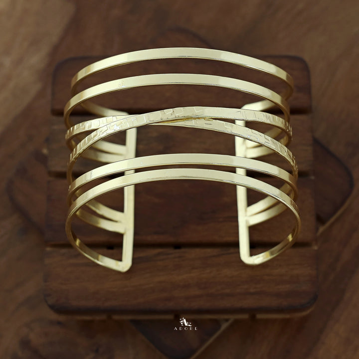 Edith Golden 6 Layer Bangle