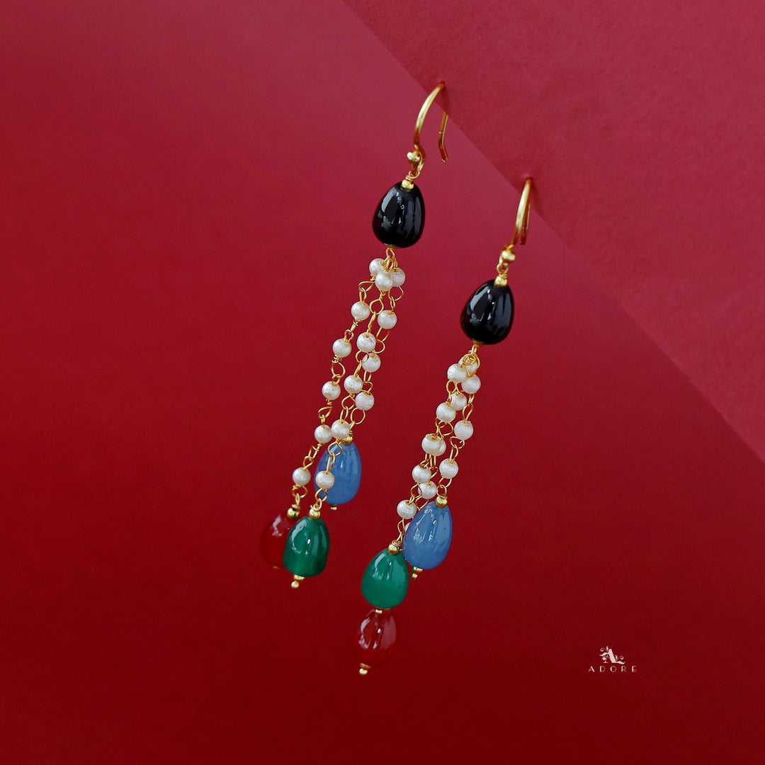 Siya Tri Hanging Pearl Drop