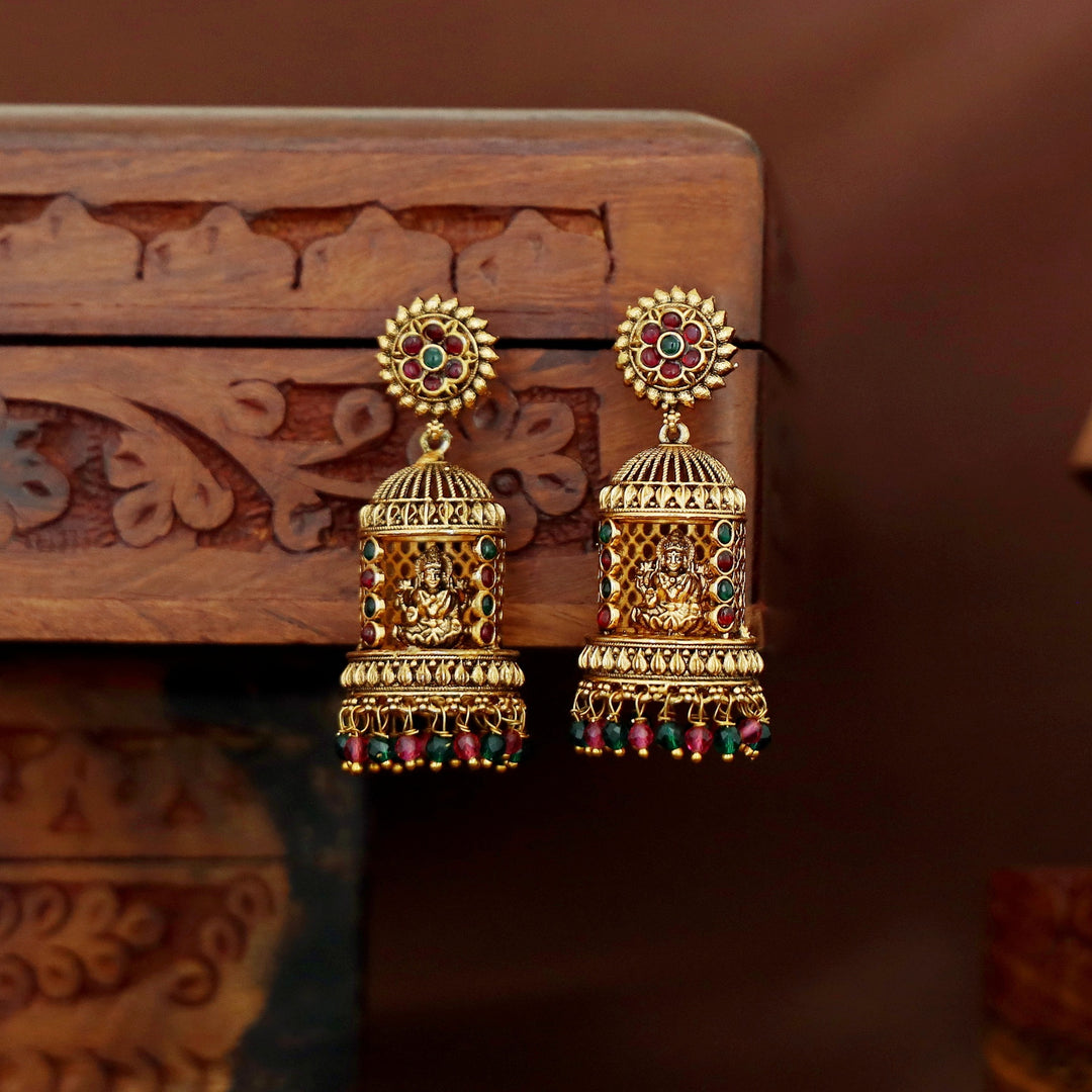 Darshika Temple Prathishta Jhumka