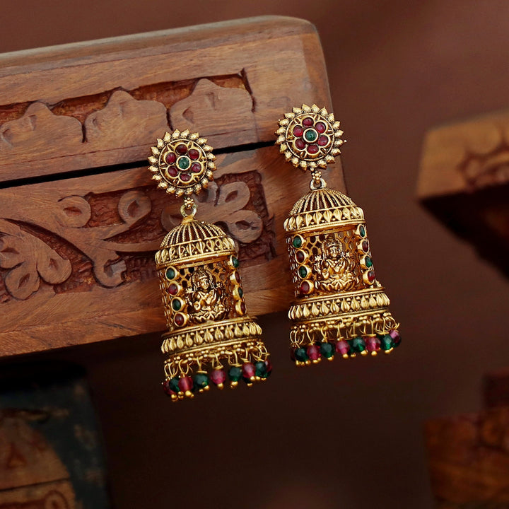 Darshika Temple Prathishta Jhumka