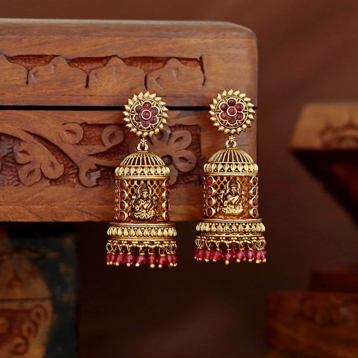 Darshika Temple Prathishta Jhumka