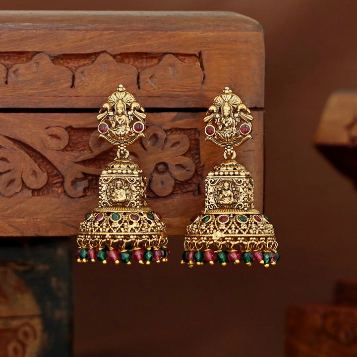 Githika Devi Beaded Jhumka