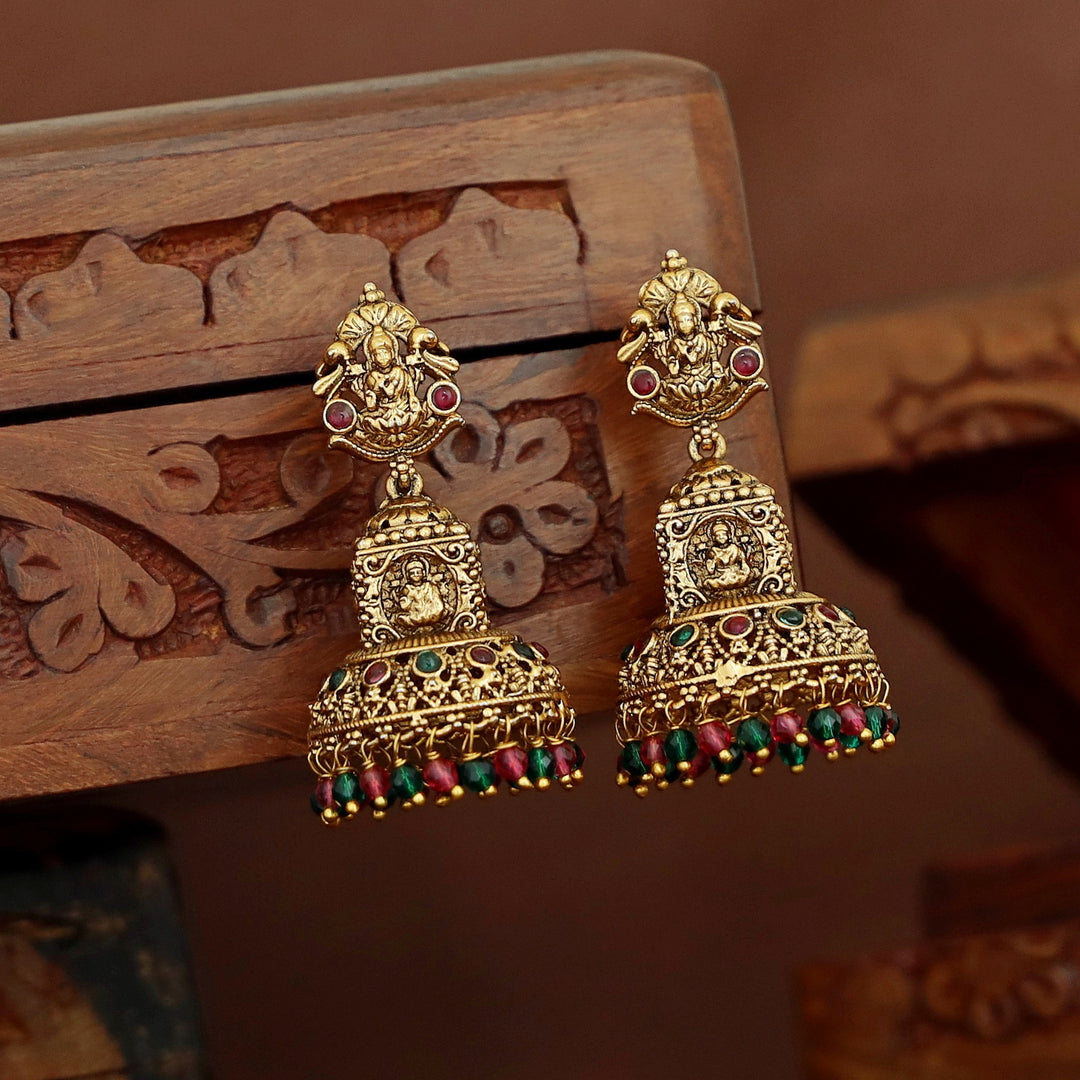Githika Devi Beaded Jhumka