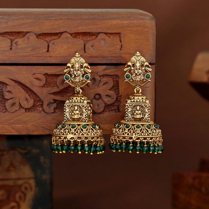 Githika Devi Beaded Jhumka