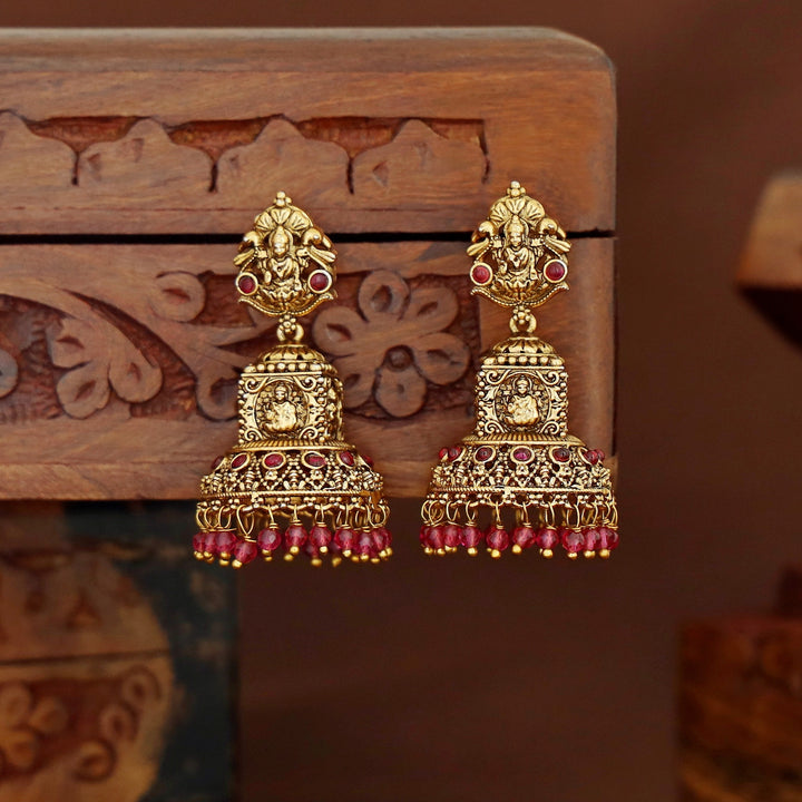 Githika Devi Beaded Jhumka