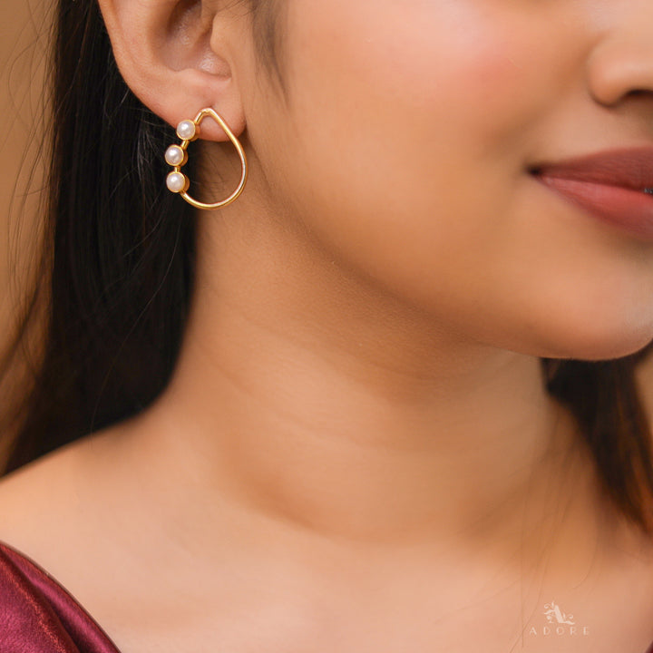 Golden Pearl Lolita Stud