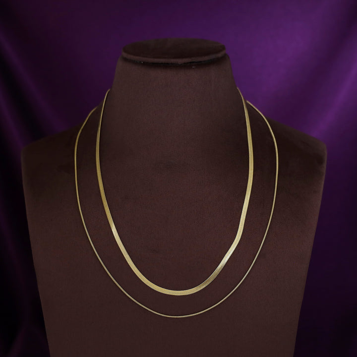 Macceline 2 layer Snake Chain Neckpiece