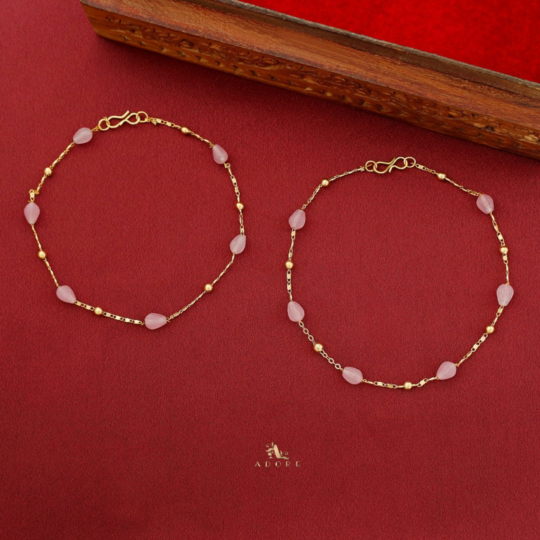 Dhrithi Golden Ball Anklet