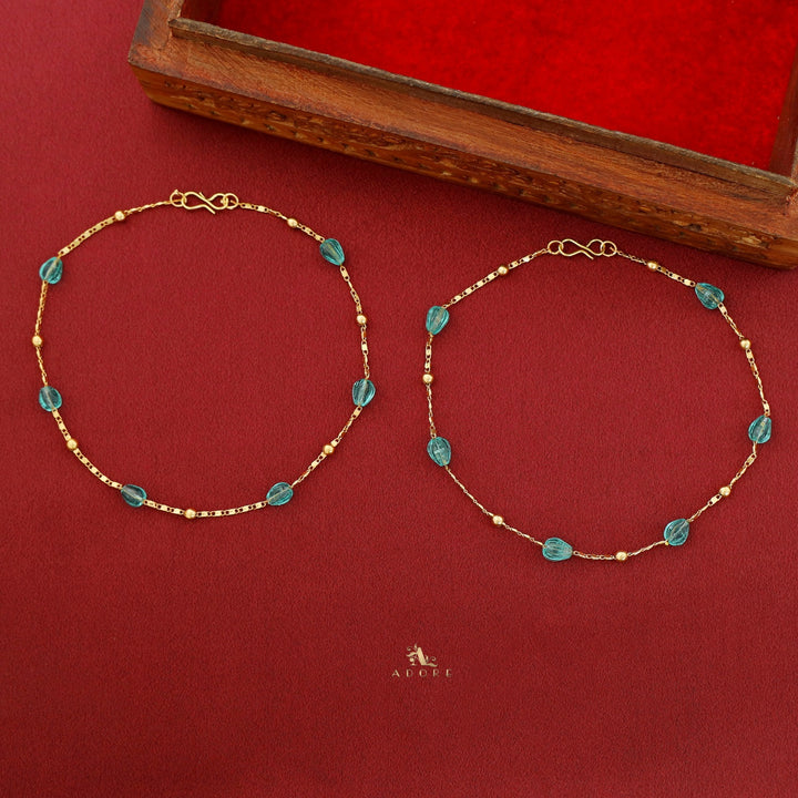 Dhrithi Golden Ball Anklet