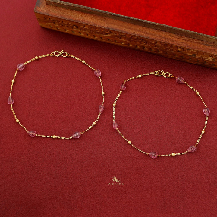 Dhrithi Golden Ball Anklet