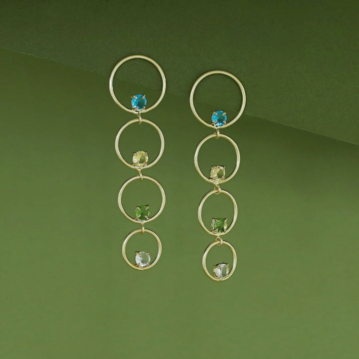 Zaya Tetra Glossy Pearl Earring