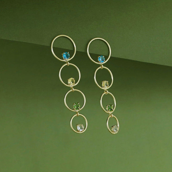 Zaya Tetra Glossy Pearl Earring