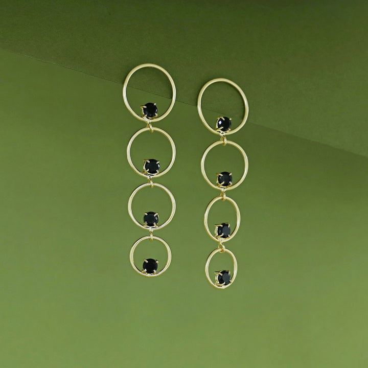 Zaya Tetra Glossy Pearl Earring