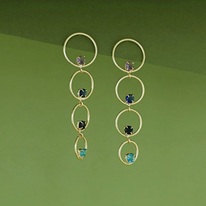 Zaya Tetra Glossy Pearl Earring