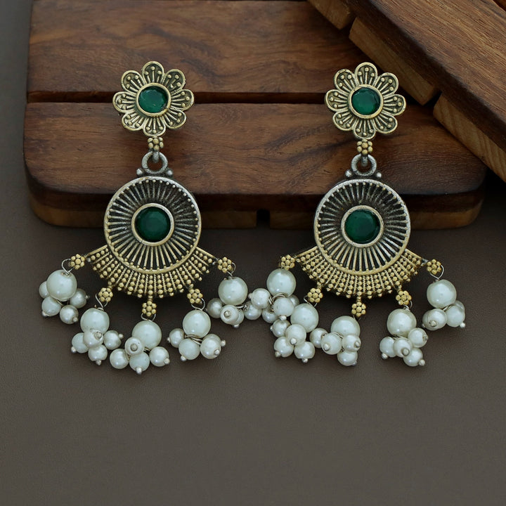 Onika Dual Tone Choker With Earring