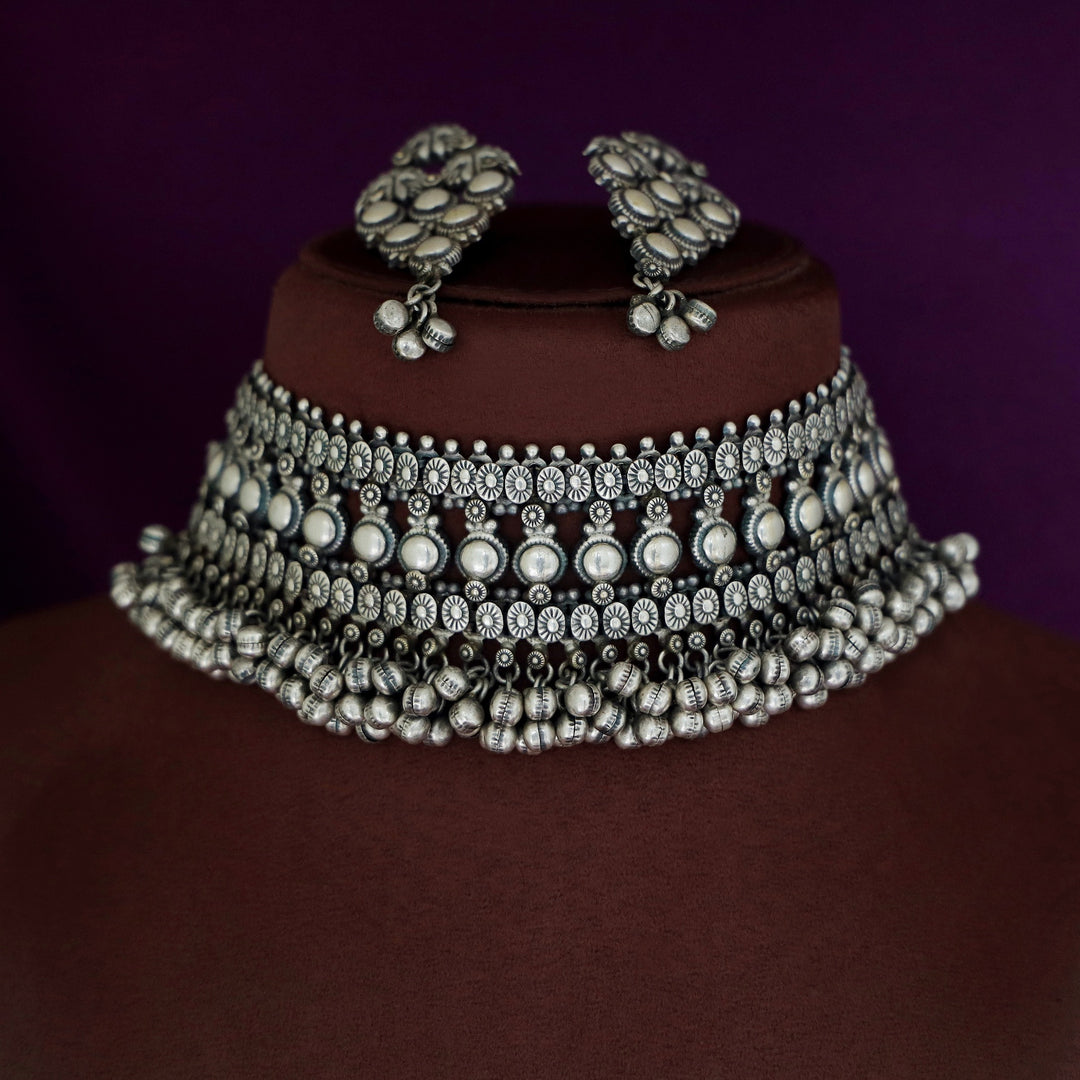 Chima Ghungroo Choker With Earring