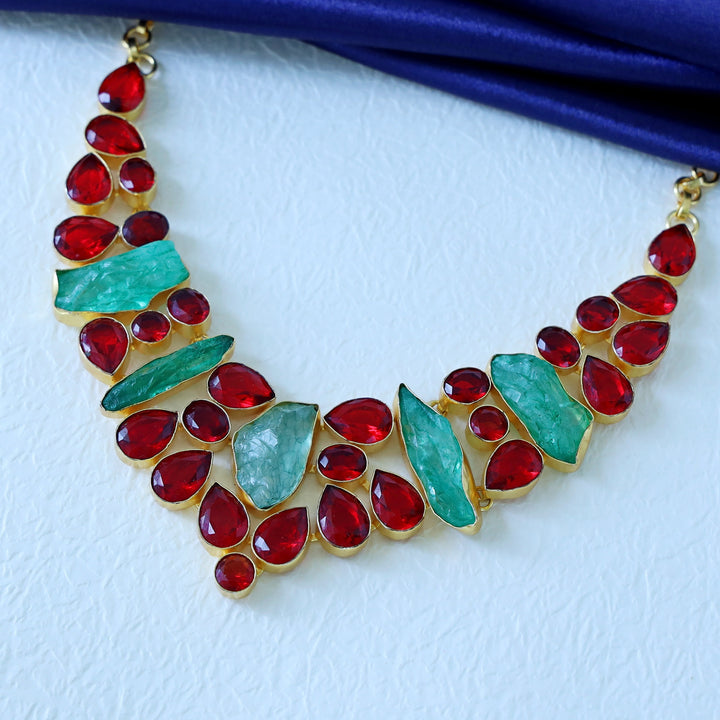 Soren Raw Stone + Glossy Neckpiece