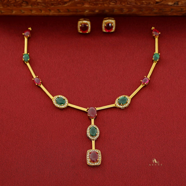 Dhruvika Short Neckpiece With Stud