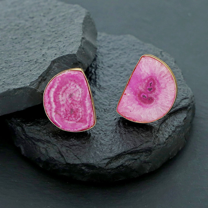 Cecilia Half Circle Agate Ring