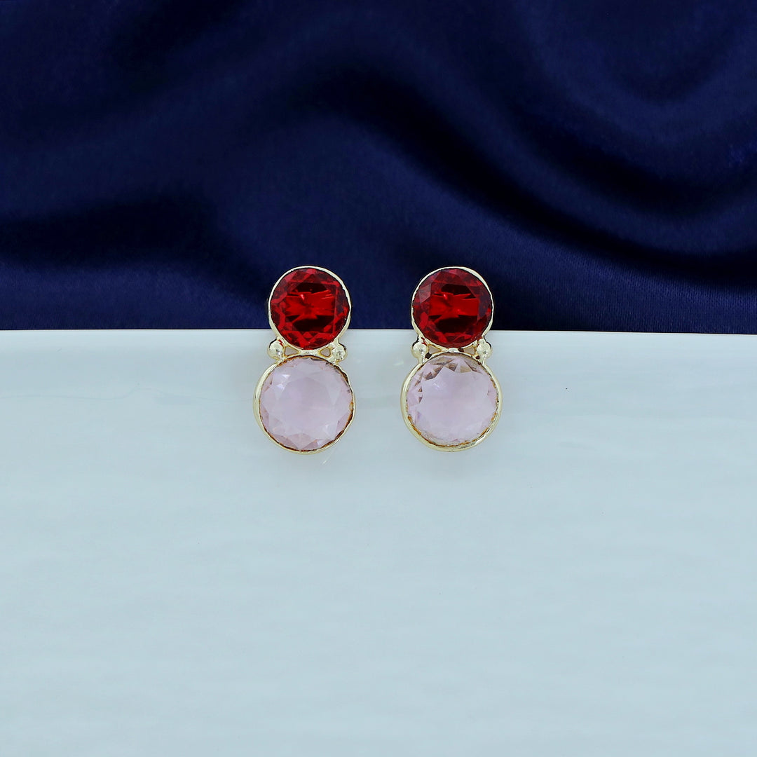Glossy Golden Owl Earring