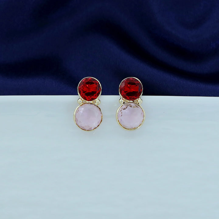 Glossy Golden Owl Earring