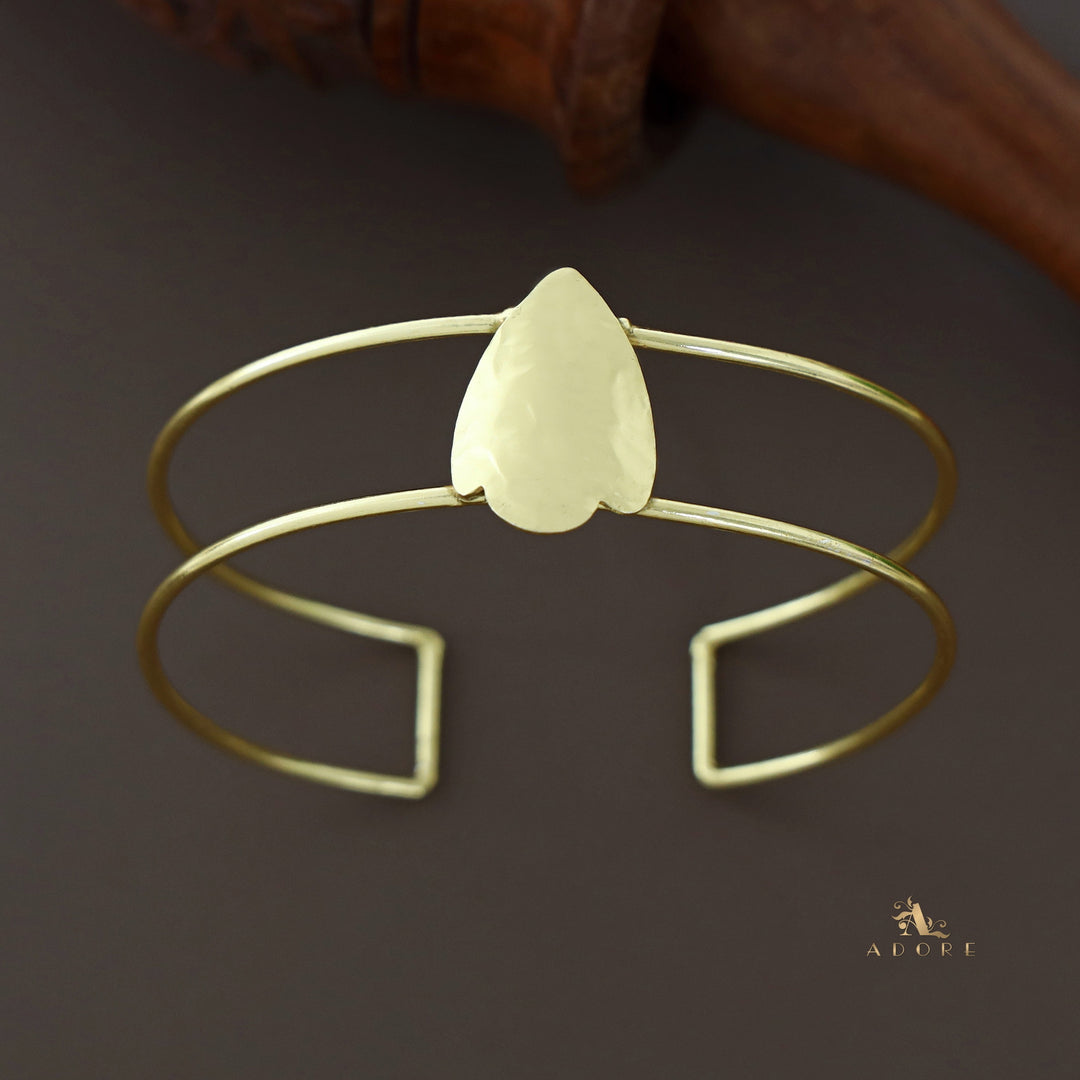 Golden Plated Shield Bangle