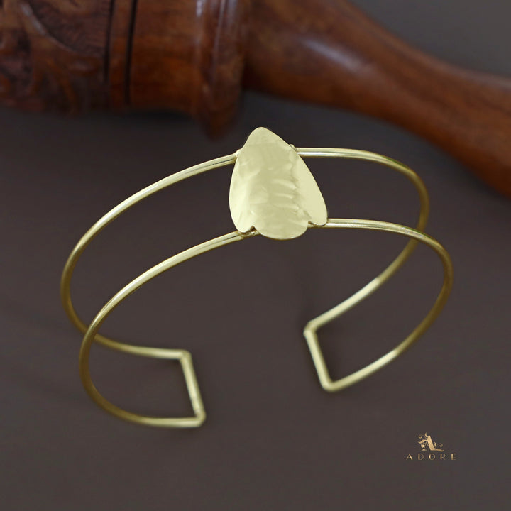 Golden Plated Shield Bangle