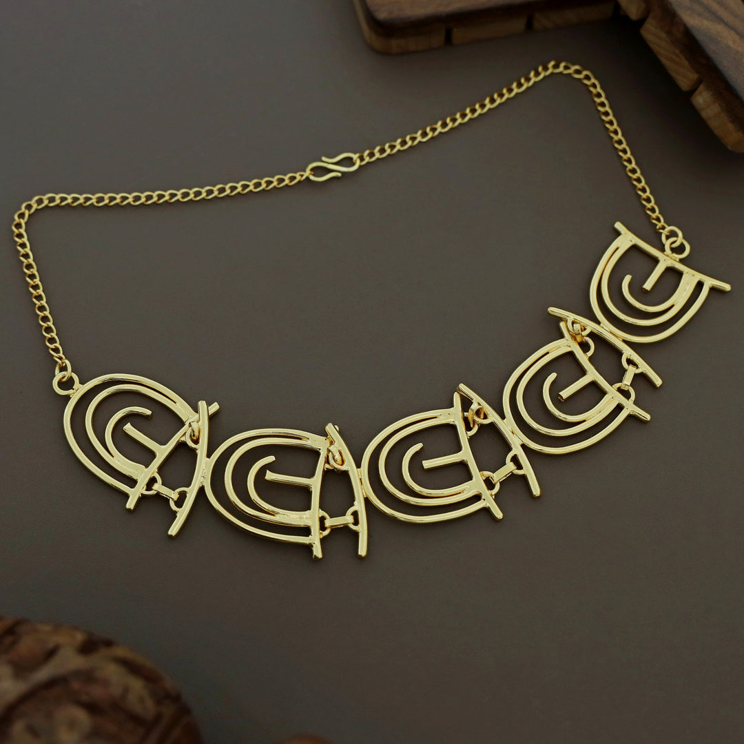 Giyanna Golden Arch Choker