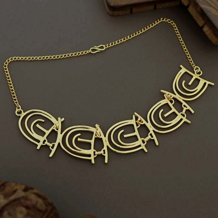 Giyanna Golden Arch Choker